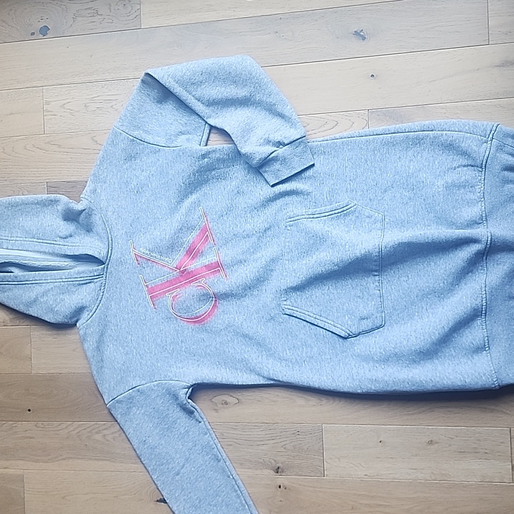 Girls Extra Long Hooded Sweatshirt